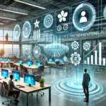 Artificially Intelligent office with gamification items